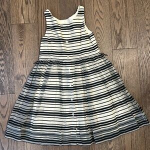 EUC Polo by Ralph Lauren Black and Cream Stripped Dress